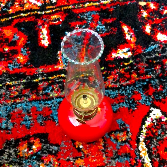 Vintage Lamplight Farms Italian Made Oil Lamp - Picture 4 of 6